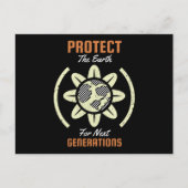 Bescherm de aarde voor de volgende generatie briefkaart (Voorkant)