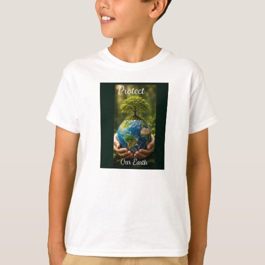 Bescherm de aarde voor mij t-shirt (Voorkant)