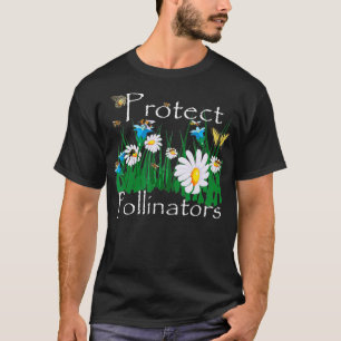 Bescherm de botan van de flessenbloemen van de Beu T-shirt