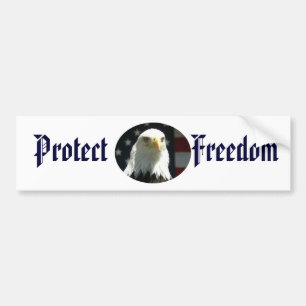 Bescherm de Bumpersticker van de Vrijheid