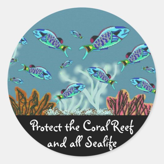 Bescherm de Coral Reef Stickers (Voorkant)
