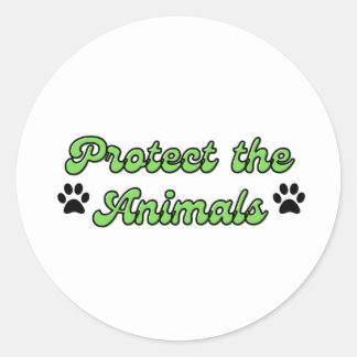 Bescherm de dieren sticker dierenvriend sticker
