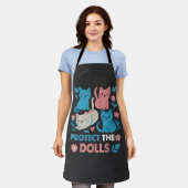 Bescherm de Dolls Gelijkheid Trans LGBT katten Lov Schort (Gedragen)