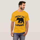 BESCHERM DE ELEPHANTS T-shirts (Voorkant volledig)