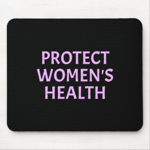 Bescherm de gezondheid van vrouwen Sticker Muismat