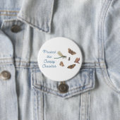 Bescherm de griezelige kruipers-speld ronde button 7,6 cm (In situ)