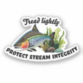 Bescherm de integriteit van de stroom regenboogfor sticker (Voorkant)
