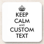 Bescherm de kalme, kalme plastic drankkuil bier onderzetter (Voorkant)