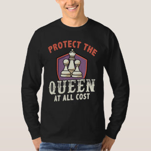 Bescherm de koninginnenkaas voor speler t-shirt
