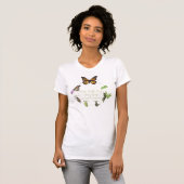 Bescherm de levenscyclus van de Monarch-vlinder T-shirt (Voorkant volledig)