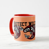 Bescherm de mok van wilde zalm (Voorkant links)