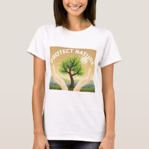 Bescherm de Natuur - Mystieke Boom des Levens Ontw T-shirt