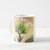 Bescherm de Natuur - Mystieke Tree of Life Design Koffiemok (Voorkant links)