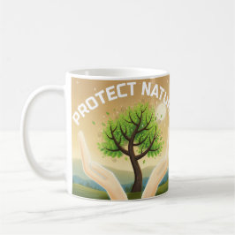 Bescherm de Natuur - Mystieke Tree of Life Design Koffiemok
