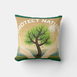 Bescherm de Natuur - Mystieke Tree of Life Design Kussen