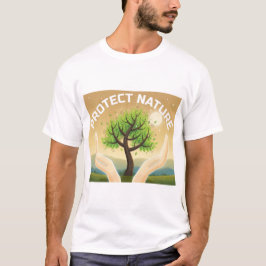 Bescherm de Natuur - Mystieke Tree of Life Design T-shirt