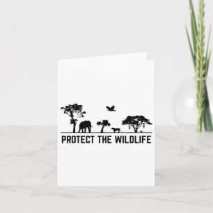 Bescherm de Natuur van de Wildlife Safari Animal C Kaart