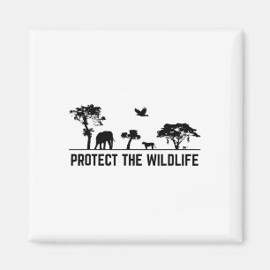 Bescherm de Natuur van de Wildlife Safari Animal C Magneet