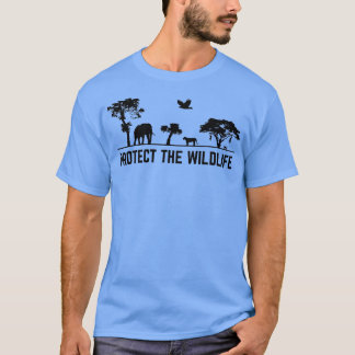 Bescherm de Natuur van de Wildlife Safari Animal C T-shirt