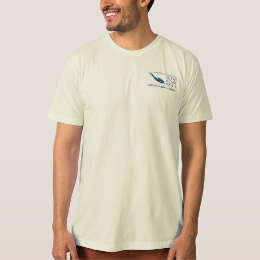 Bescherm de oceaan en bescherm jezelf t-shirt (Voorkant)