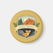 Bescherm de parken Pika Magneet (Voorkant)