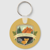 Bescherm de parken Pika Sleutelhanger (Voorkant)