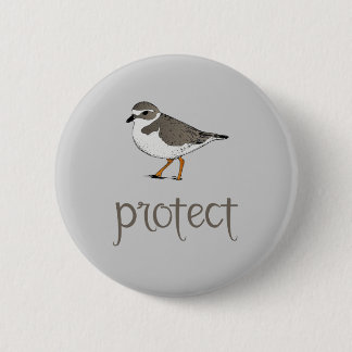 Bescherm de pijlliefiloot ronde button 5,7 cm