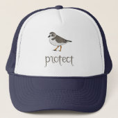 Bescherm de pijlliefiloot trucker pet (Voorkant)
