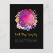 Bescherm de planeet, dag van de aarde elke dag briefkaart (Voorkant)