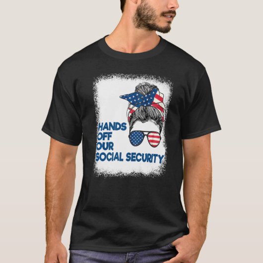 Bescherm de sociale zekerheid van onze sociale zek t-shirt (Voorkant)