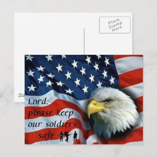 Bescherm de Soldaat Briefkaart (Voorkant / Achterkant)