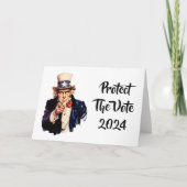 Bescherm de stemming 2024 Kaart (Voorkant)