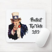 Bescherm de stemming 2024 Muismat (Met muis)