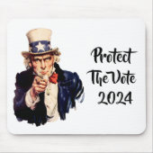 Bescherm de stemming 2024 Muismat (Voorkant)