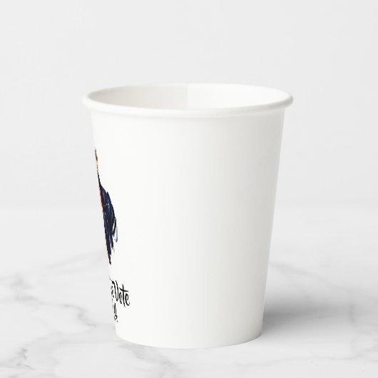 Bescherm de stemming 2024 papieren bekers (Links)