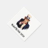 Bescherm de Stemming 2024 servetten (Hoek)