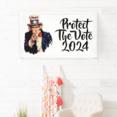 Bescherm de stemming 2024 spandoek (Insitu)