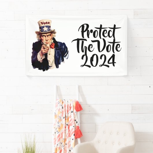 Bescherm de stemming 2024 spandoek (Insitu)