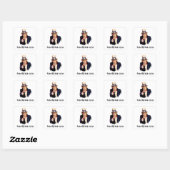 Bescherm de stemming 2024 Square Sticker (Vel)