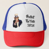 Bescherm de Stemming 2024 Trucker Hoed Trucker Pet (Voorkant)