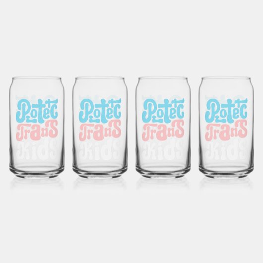 Bescherm de trans-Kinder bril Blikvorm Glas (Voorkant)