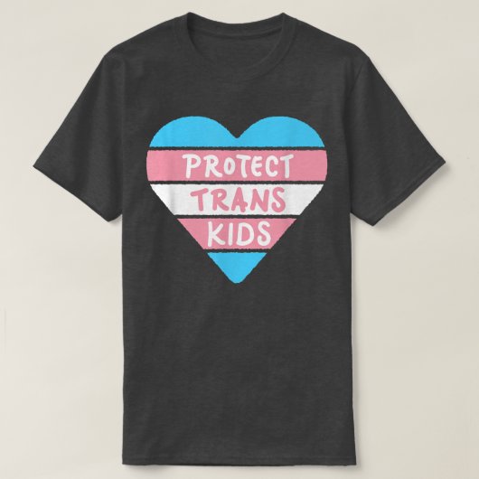 Bescherm de Trans-Kinder LGBTQ Pride T-shirt (Design voorkant)