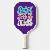 Bescherm de Trans-Kinder Pickleball Racket (Achterkant)