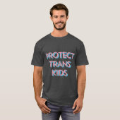 Bescherm de Trans-Kinder T Transgender LGBT Pride T-shirt (Voorkant volledig)