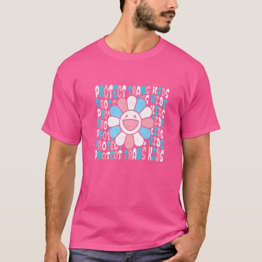Bescherm de Trans-Kinder Transgender LGBT Pride T-shirt (Voorkant)