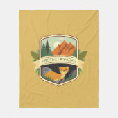 Bescherm de Wezel van de Parken Fleece Deken (Voorkant)