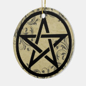 Bescherm deze Home Pentacle Hanger Keramisch Ornament (Links)
