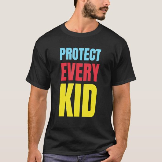 Bescherm elk Kind lichamelijke veiligheid Mind har T-shirt (Voorkant)