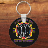 Bescherm en bedien politie sleutelhanger (Voorkant)