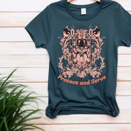 Bescherm en bedien T-shirt